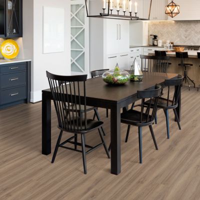 water resistant LVP floors in a Saskatoon kitchen