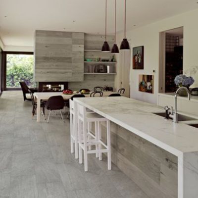 water resistant tile floors in a bright Saskatoon kitchen
