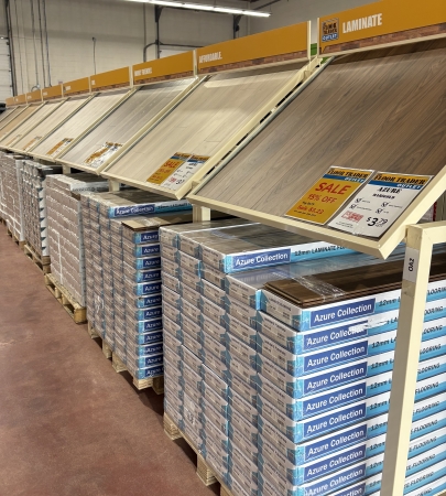 laminate flooring in Showroom